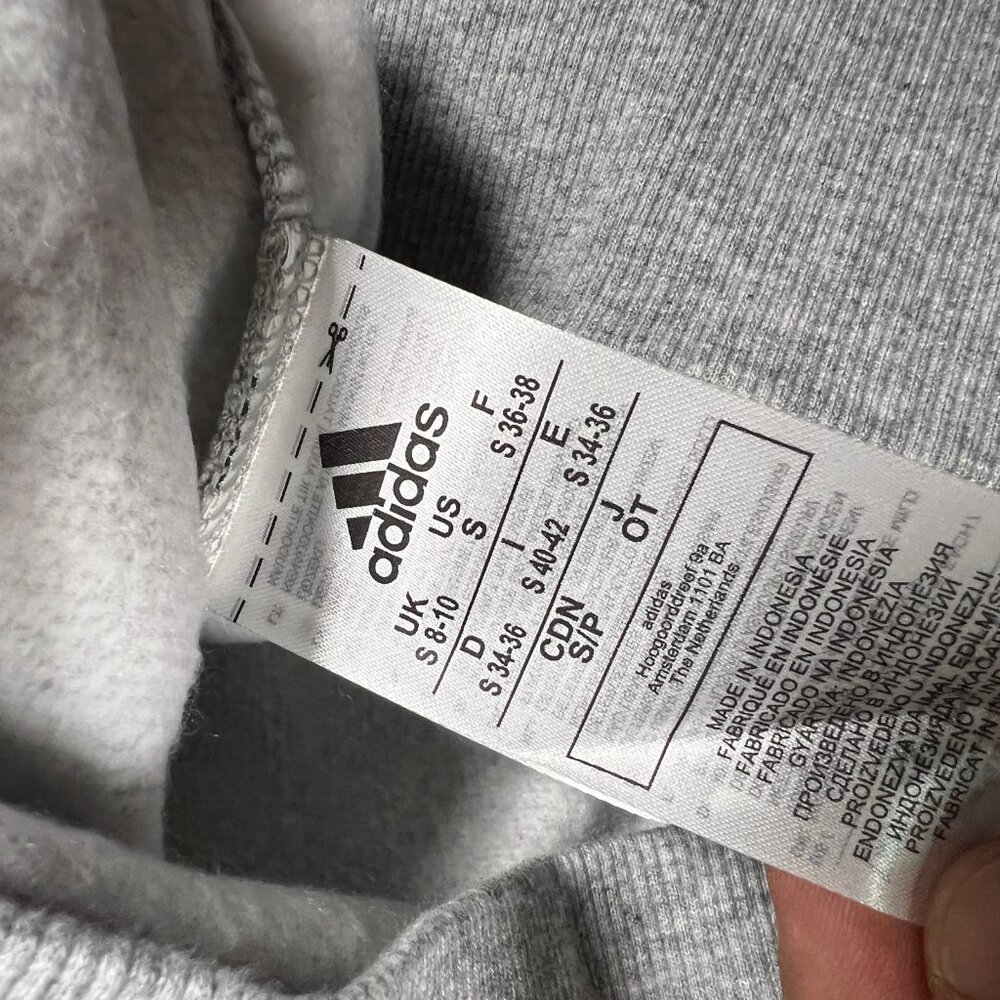 Adidas Womens Small Gray Toronto Maple Leafs NHL Authentic Hockey Hoodie NWT - Picture 6 of 9